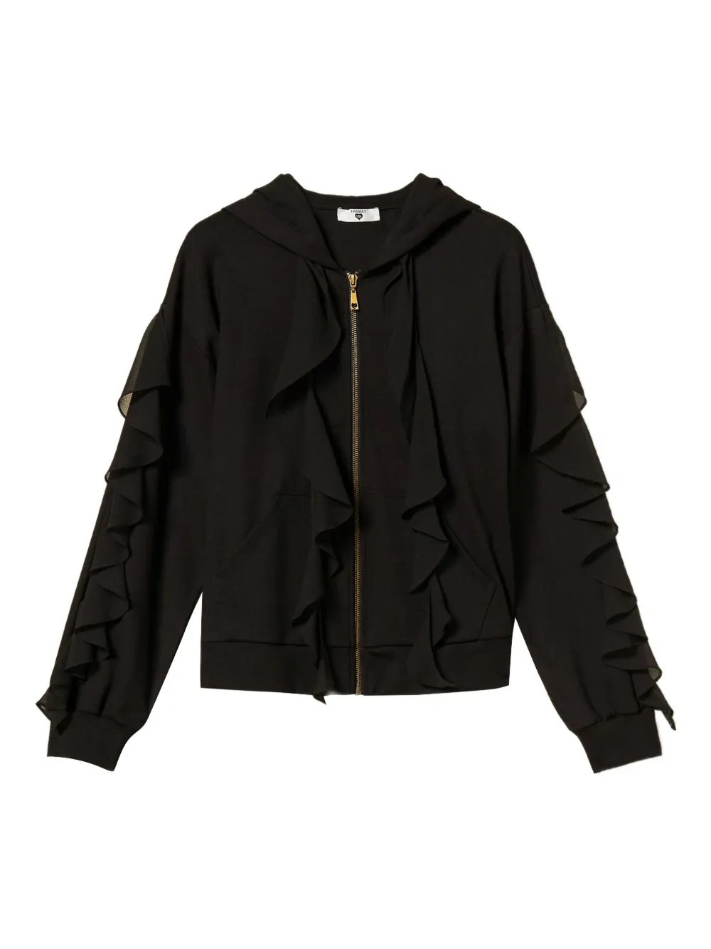 Толстовка с оборками TWINSET, черный
Толстовка с оборками TWINSET, черный