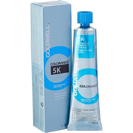 Полуперманентная краска для волос Colorance 5K Mahogany Copper 60 мл, Goldwell
Полуперманентная краска для волос Colorance 5K Mahogany Copper 60 мл, Goldwell