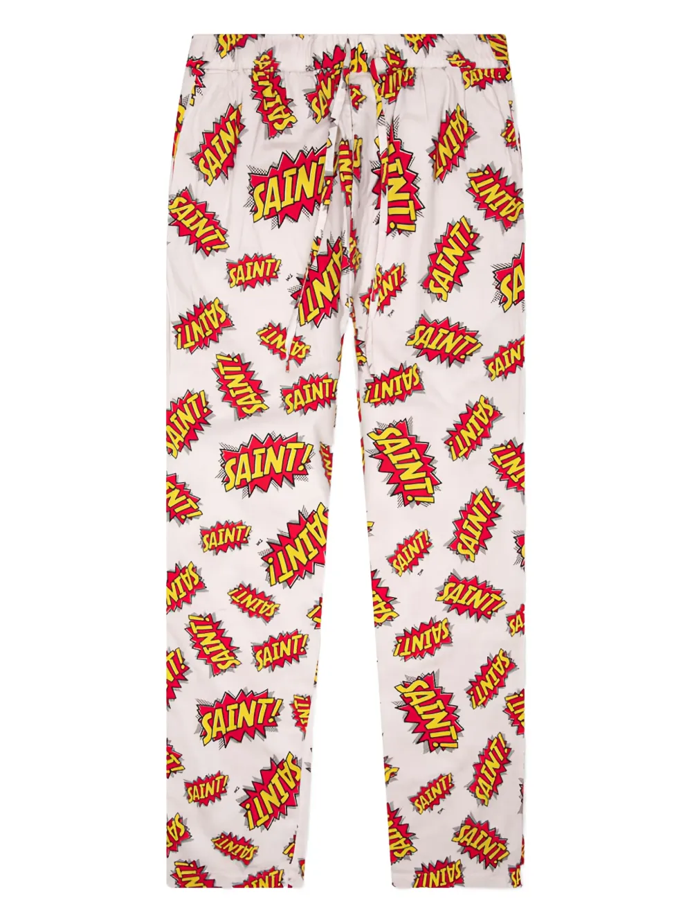 Брюки с принтом комиксов Pow SAINT MXXXXXX, белый
Брюки с принтом комиксов Pow SAINT MXXXXXX, белый
