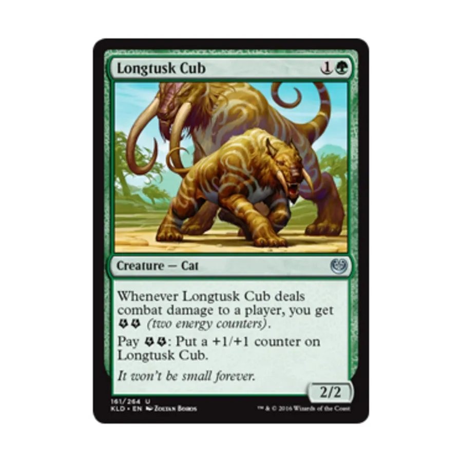 CCG Детёныш Длинного Клыка (U), MTG - Kaladesh
CCG Детёныш Длинного Клыка (U), MTG - Kaladesh