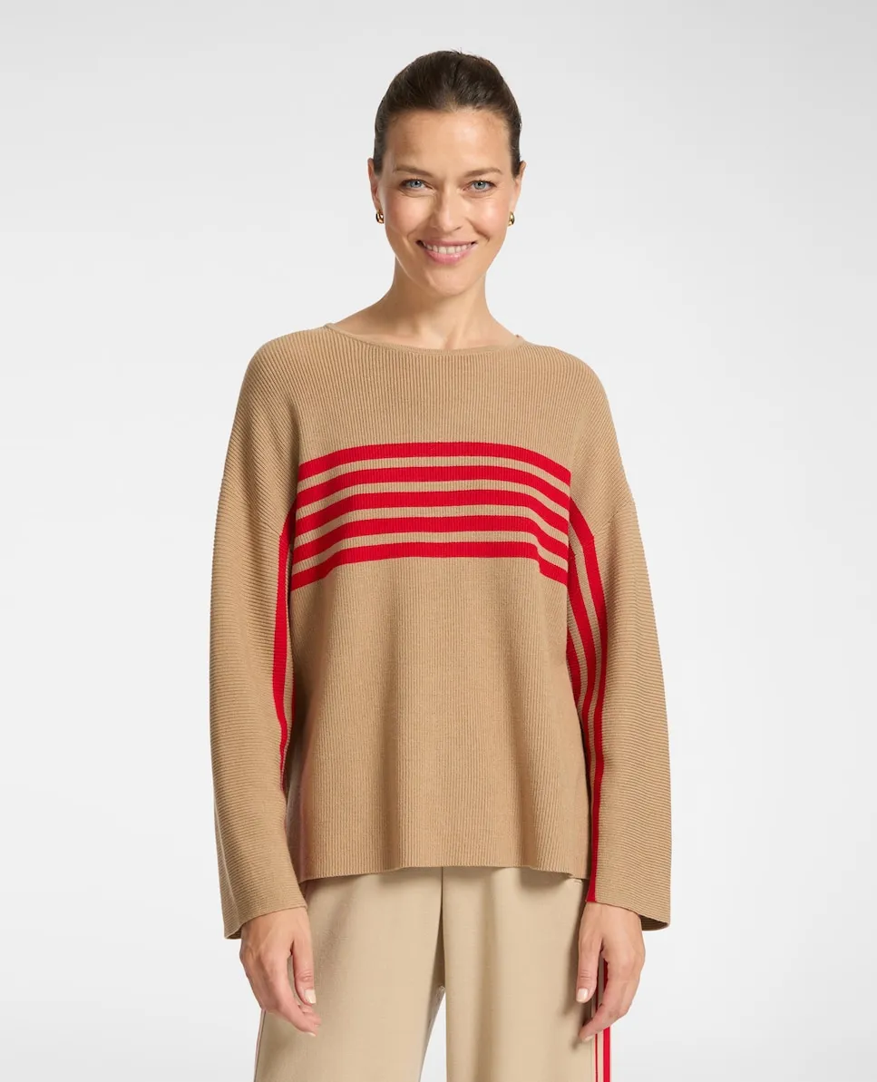 Женский спортивный джемпер с отстегивающимся воротником стойкой Elena Miró, бежевый
Женский спортивный джемпер с отстегивающимся воротником стойкой Elena Miró, бежевый