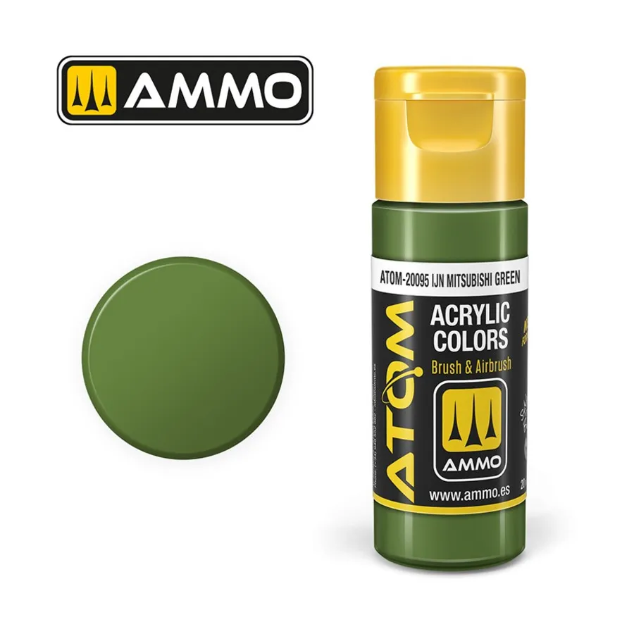 IJN Митсубиси Зеленый, ATOM Acrylic Paints
IJN Митсубиси Зеленый, ATOM Acrylic Paints