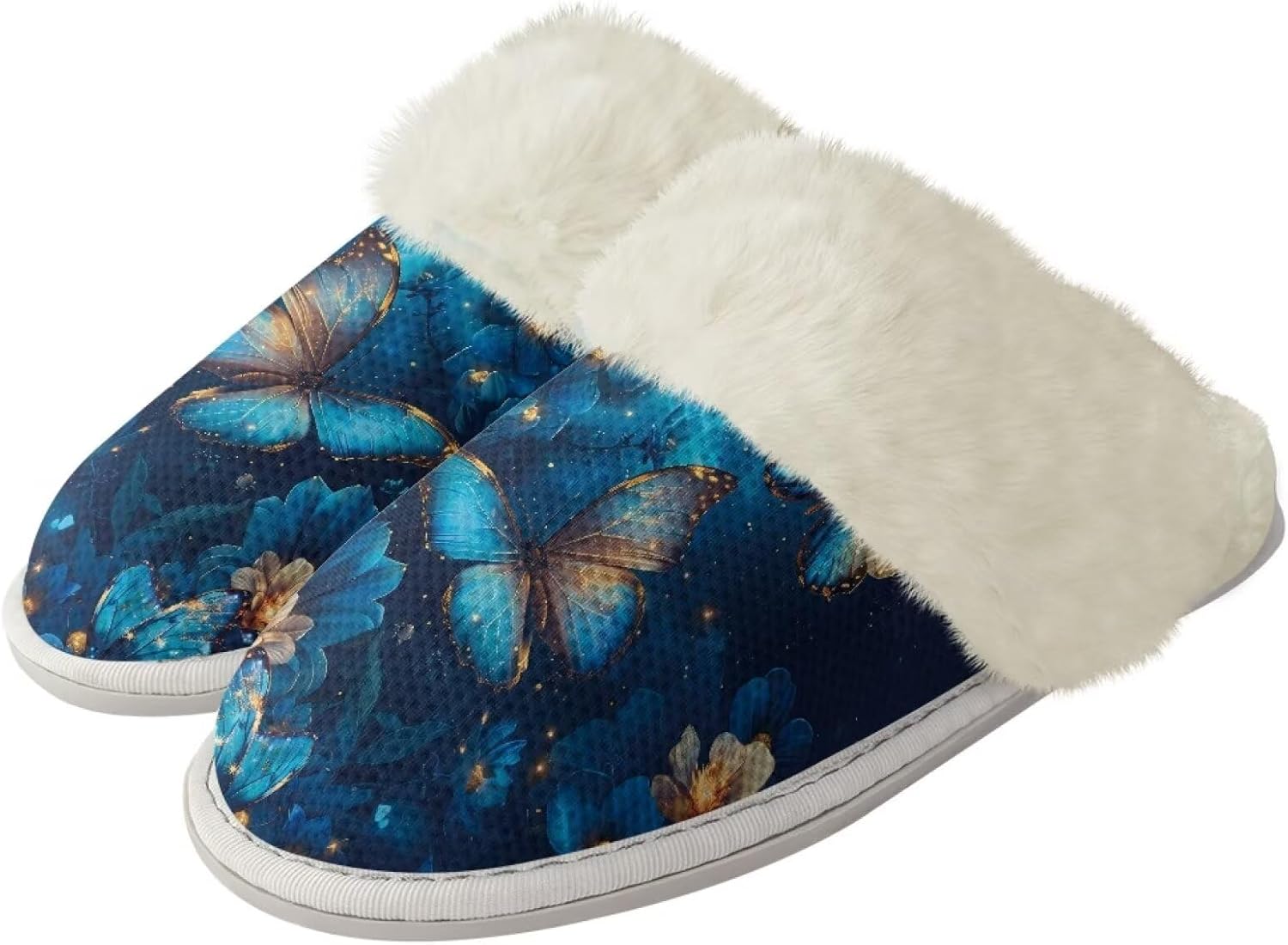 Домашние тапочки Binienty для женщин и мужчин ультралегкие пушистые зимние, Butterfly Floral
Домашние тапочки Binienty для женщин и мужчин ультралегкие пушистые зимние, Butterfly Floral