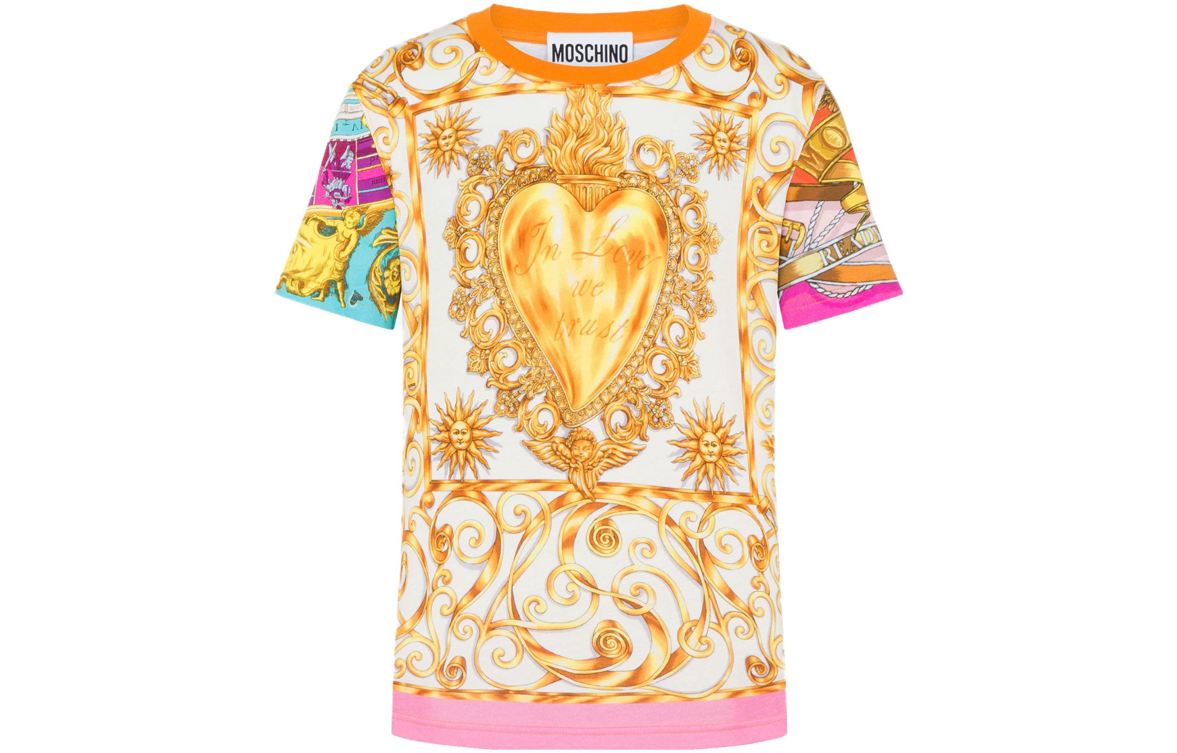 Графическая футболка с принтом Crewneck MOSCHINO, мультиколор
Графическая футболка с принтом Crewneck MOSCHINO, мультиколор