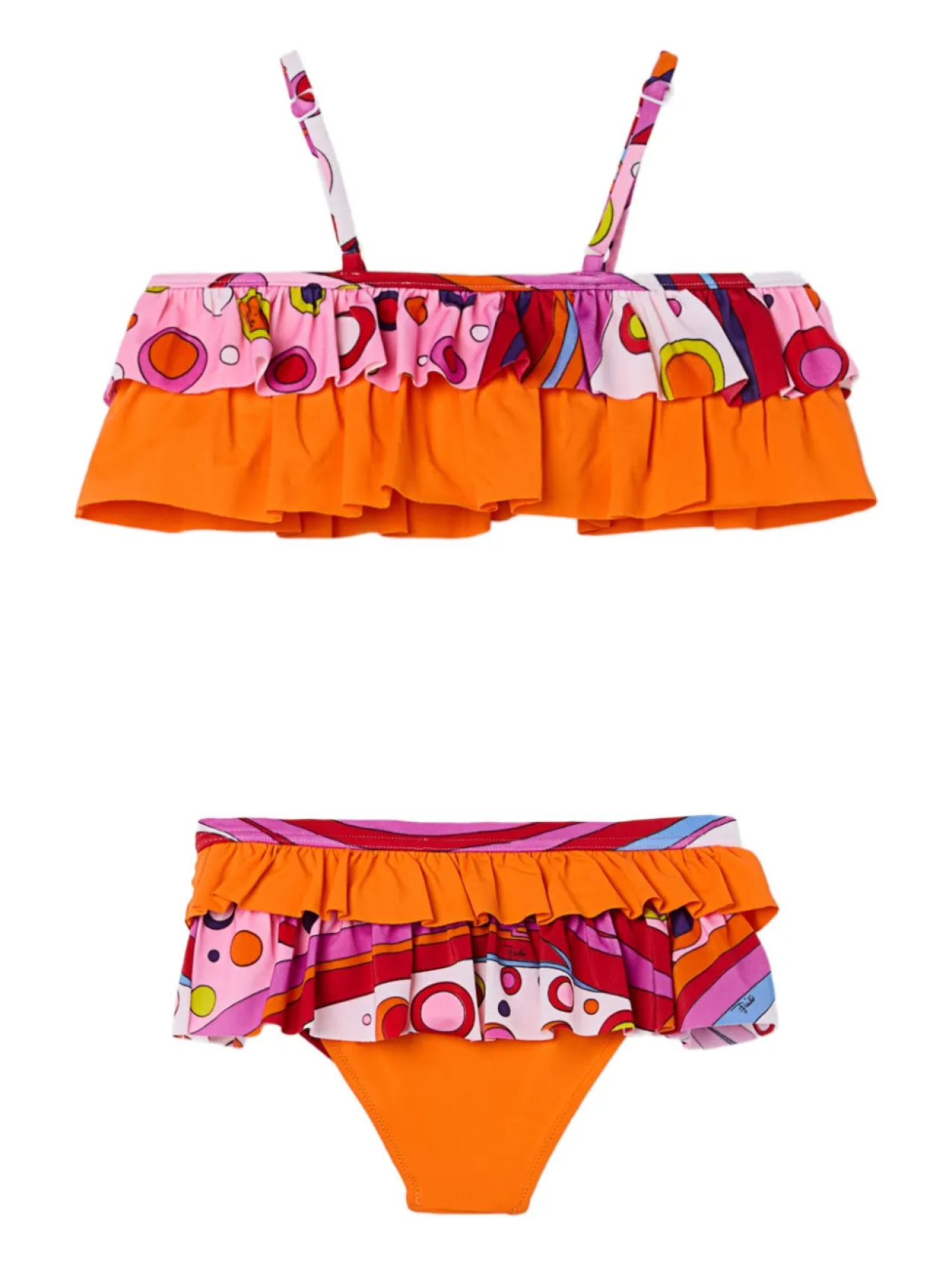 Бикини с оборками и принтом Фонтане PUCCI Junior, оранжевый
Бикини с оборками и принтом Фонтане PUCCI Junior, оранжевый