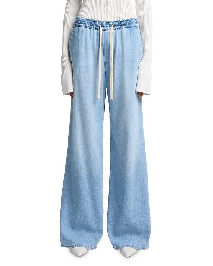 Джинсы с высокой посадкой и широкими штанинами на шнурке Hana 7 For All Mankind, синий
Джинсы с высокой посадкой и широкими штанинами на шнурке Hana 7 For All Mankind, синий