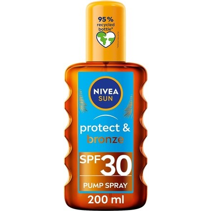 Масло-спрей для защиты от солнца и бронзы, 200 мл, SPF 30, Nivea
Масло-спрей для защиты от солнца и бронзы, 200 мл, SPF 30, Nivea