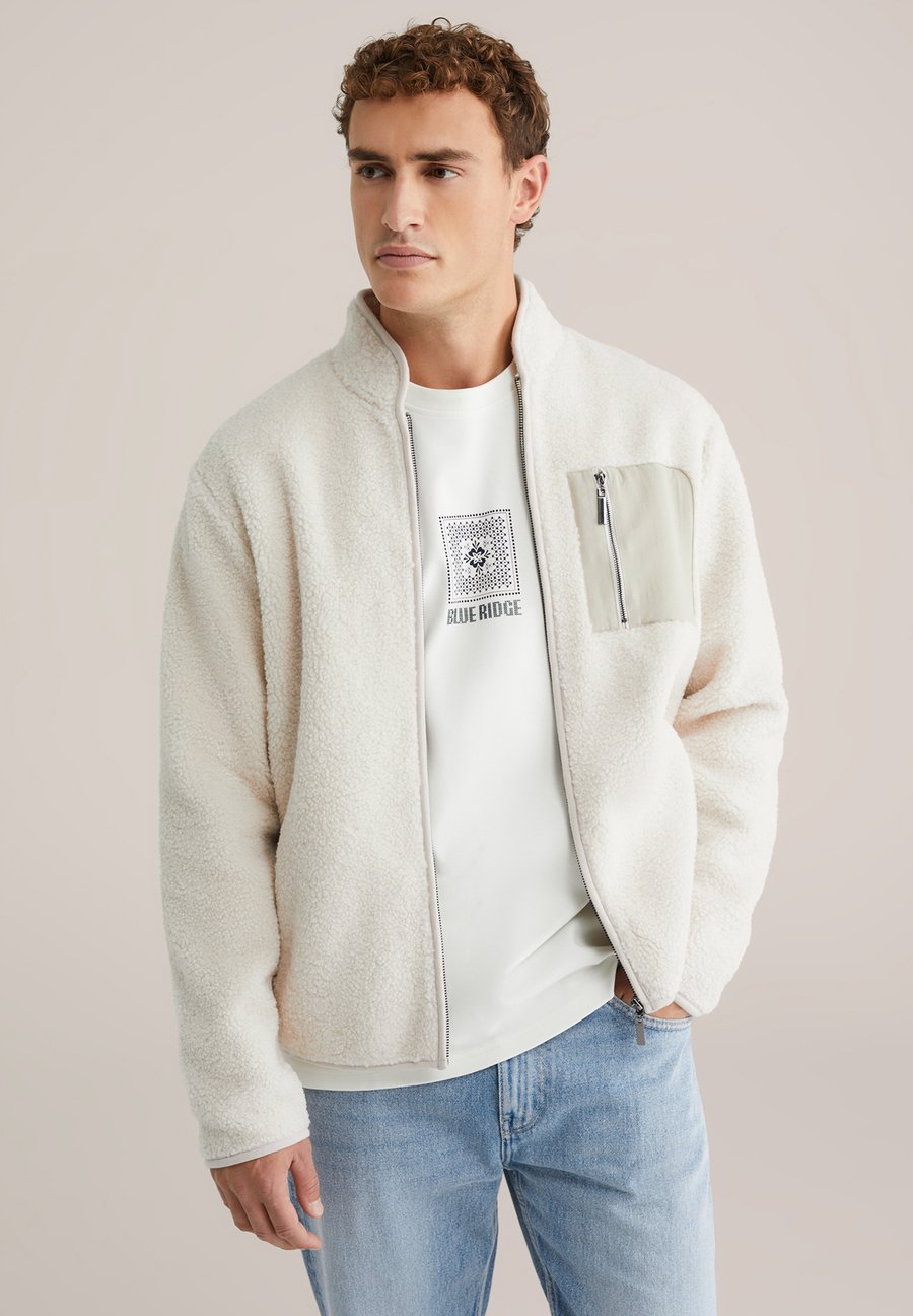 Флисовая куртка WE Fashion Fleece jacket, Off-White
Флисовая куртка WE Fashion Fleece jacket, Off-White