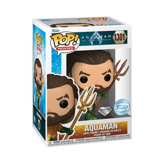 Funko POP! Фильмы, коллекционная фигурка, DC, Аквамен, Diamond Collection
Funko POP! Фильмы, коллекционная фигурка, DC, Аквамен, Diamond Collection