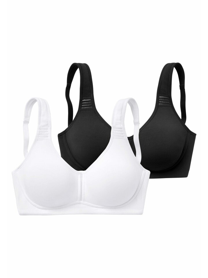 Бюстгальтер на косточках PETITE FLEUR, цвет schwarz+weiß 
Бюстгальтер на косточках PETITE FLEUR, цвет schwarz+weiß