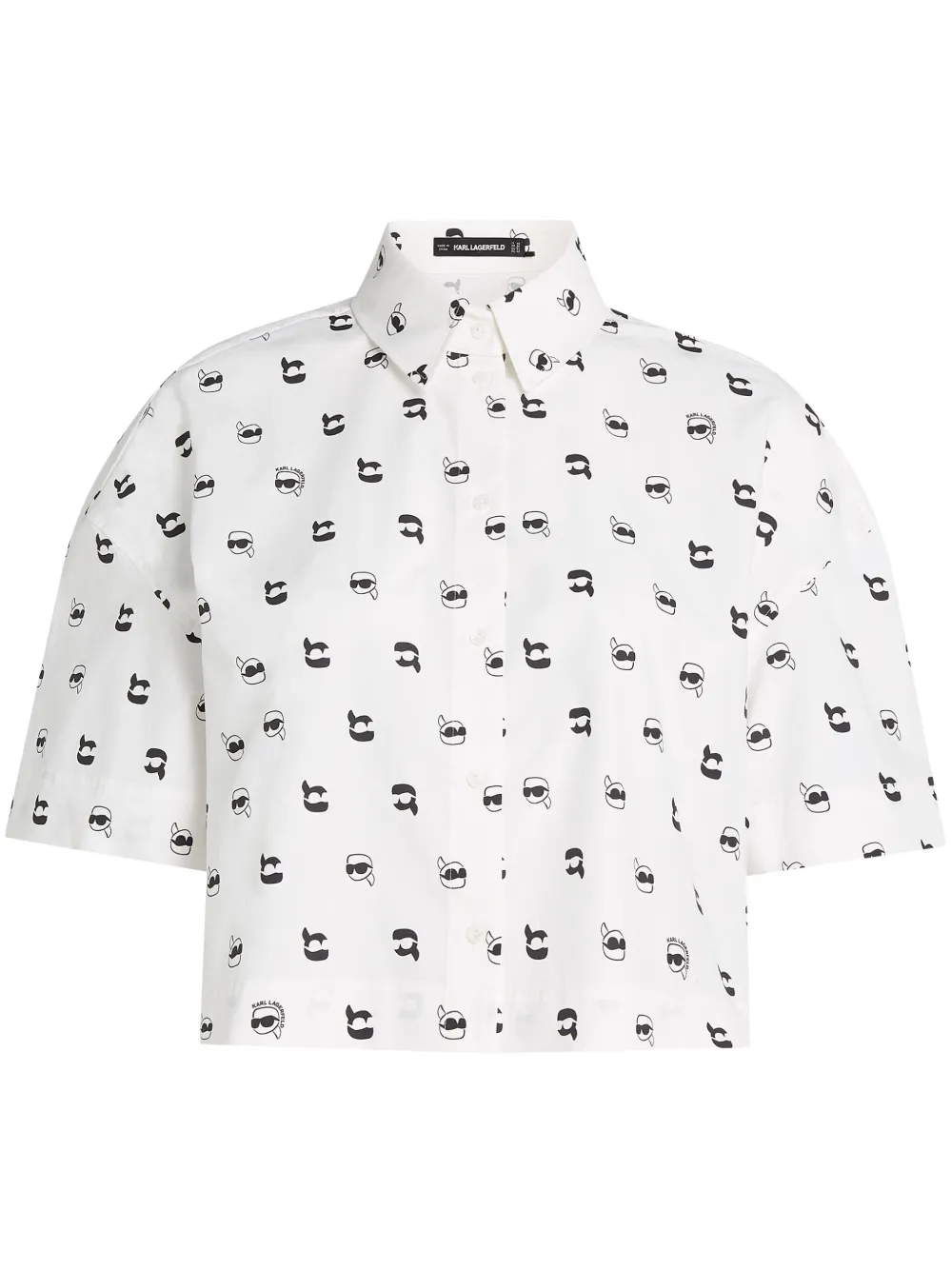 Укороченная рубашка Ikon KARL LAGERFELD, белый
Укороченная рубашка Ikon KARL LAGERFELD, белый