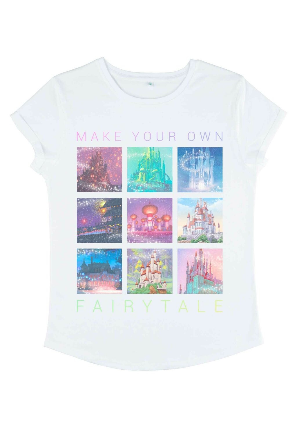 Футболка с принтом DISNEY PRINCESSES CASTLES IN DISNEY PRINCESS MOVIES Disney, белый
Футболка с принтом DISNEY PRINCESSES CASTLES IN DISNEY PRINCESS MOVIES Disney, белый