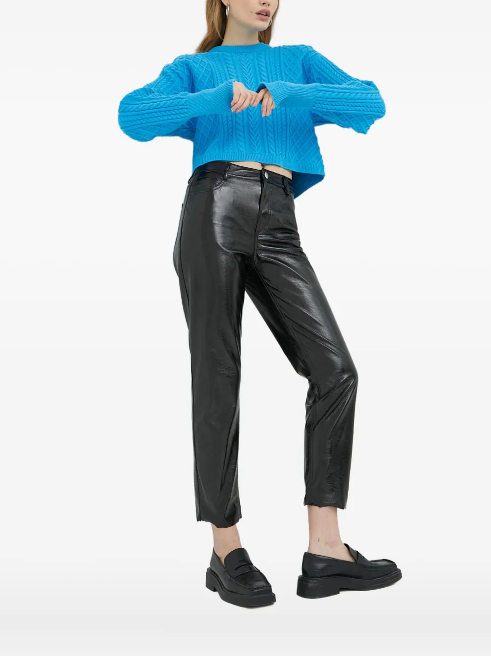 Вязаный свитер с круглым вырезом Gestuz, синий
Вязаный свитер с круглым вырезом Gestuz, синий