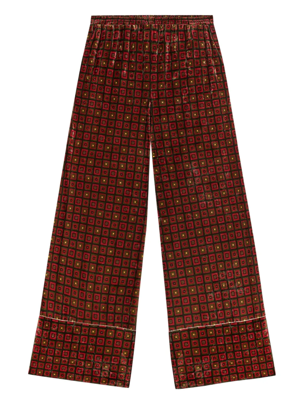 Бархатные брюки с геометричным узором Pierre-Louis Mascia, коричневый
Бархатные брюки с геометричным узором Pierre-Louis Mascia, коричневый