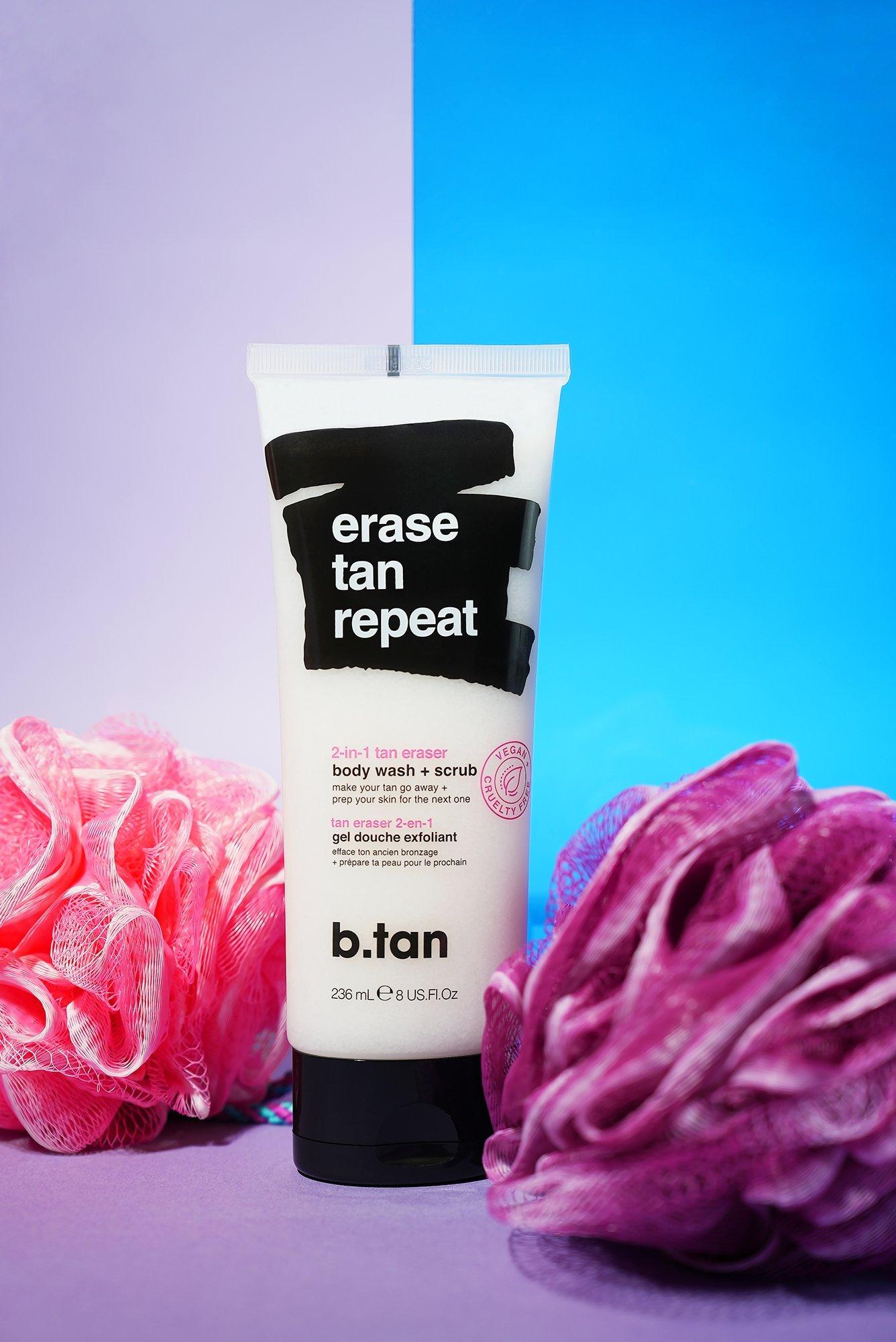 Гель для душа Erase Tan Repeat 2-в-1 + скраб для тела b.tan
Гель для душа Erase Tan Repeat 2-в-1 + скраб для тела b.tan