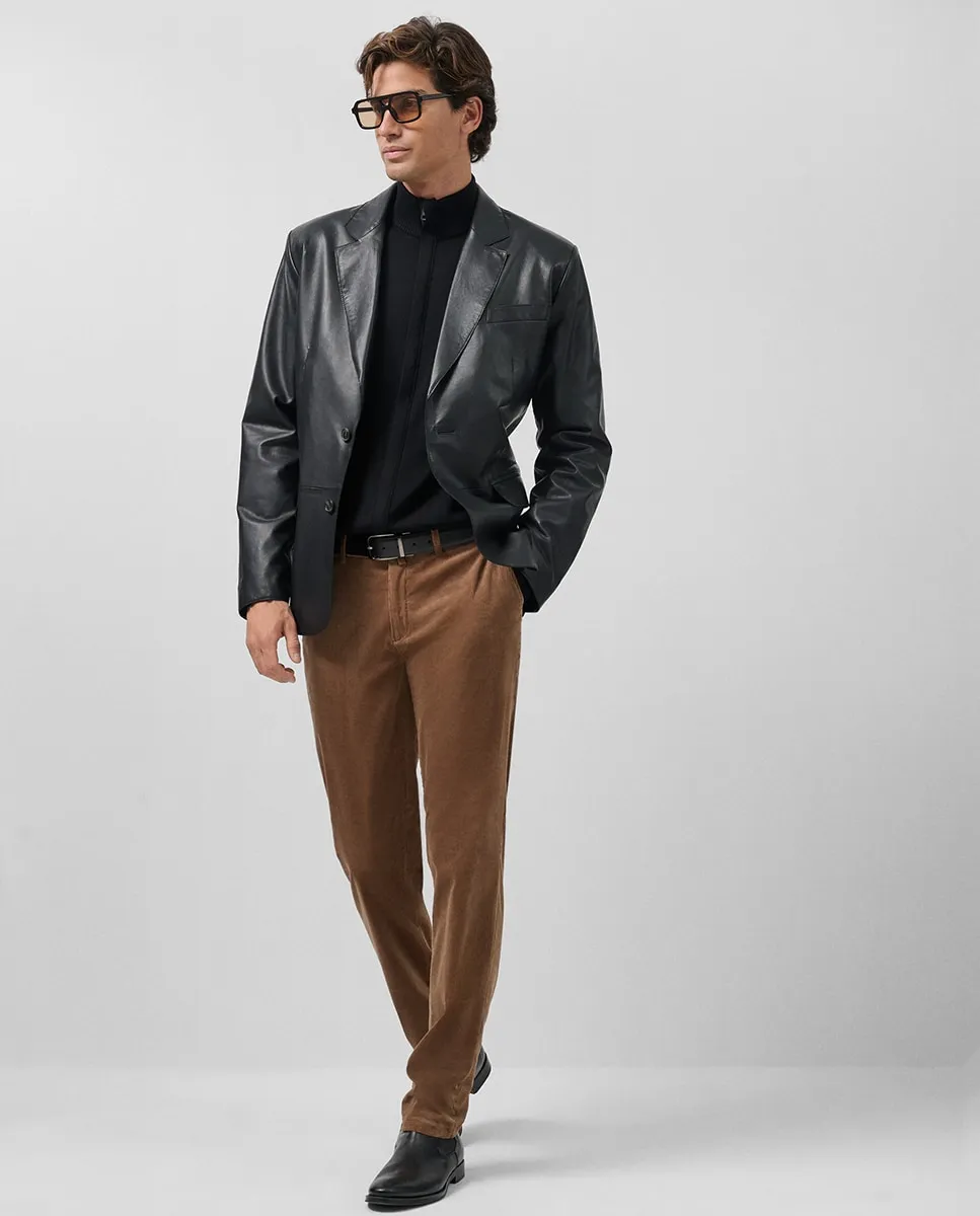 Мужские чиносы прямого кроя из вельвета Roberto Verino, светло-коричневый
Мужские чиносы прямого кроя из вельвета Roberto Verino, светло-коричневый