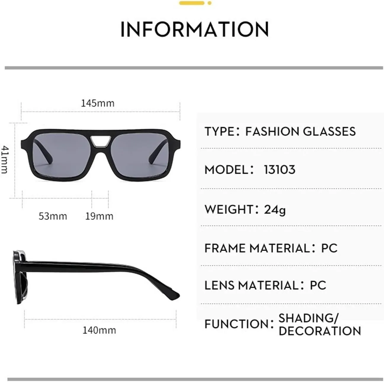 Квадратные солнцезащитные очки в крупной оправе для мужчин и женщин, предназначенные для вождения, отдыха на природе, поездок на работу и обратно Generic, Brown
Квадратные солнцезащитные очки в крупной оправе для мужчин и женщин, предназначенные для вождения, отдыха на природе, поездок на работу и обратно Generic, Brown