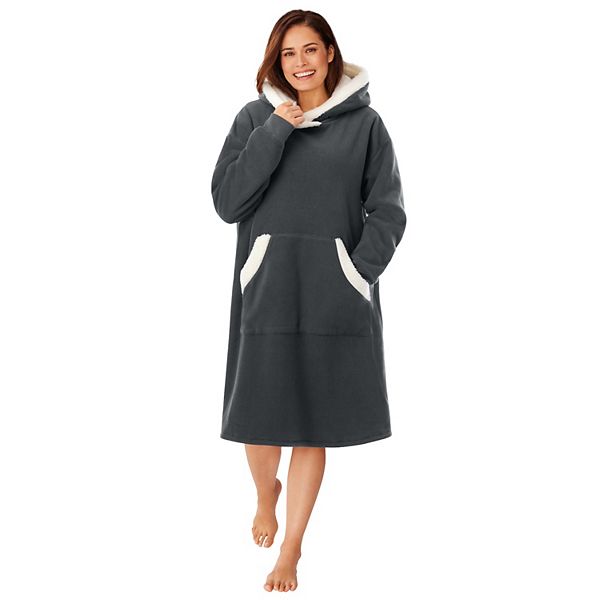 Халат Plus size The Snuggzy Dreams & Co., Dark Charcoal
Халат Plus size The Snuggzy Dreams & Co., Dark Charcoal