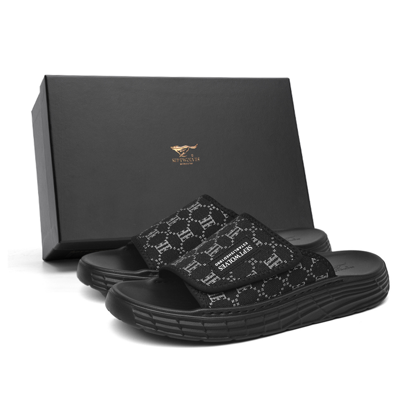 Нескользящие, быстросохнущие, амортизирующие сандалии для мужчин SEPTWOLVES, Black (Standard Leather Shoe Size)
Нескользящие, быстросохнущие, амортизирующие сандалии для мужчин SEPTWOLVES, Black (Standard Leather Shoe Size)