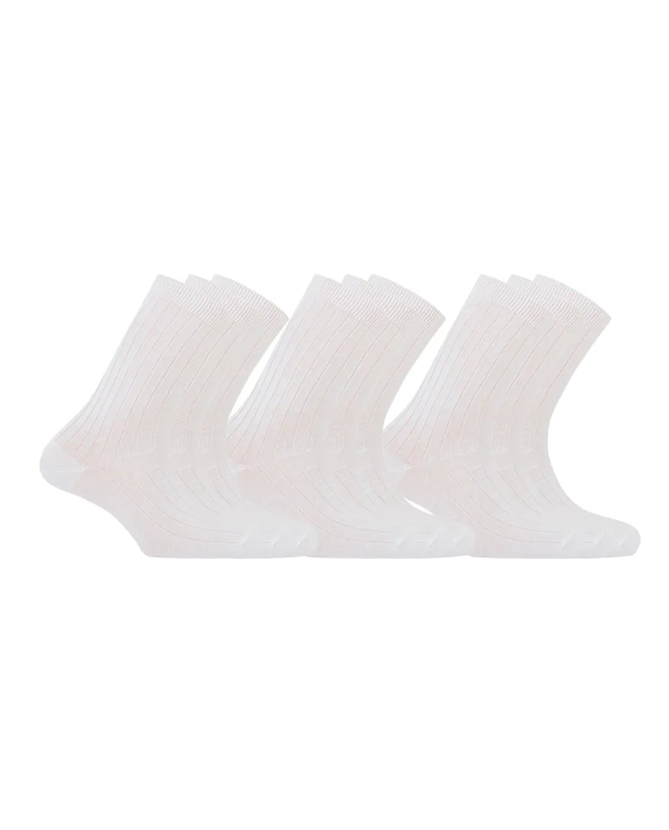 Упаковка из 9 пар мужских хлопчатобумажных носков белого цвета Punto Blanco, белый
Упаковка из 9 пар мужских хлопчатобумажных носков белого цвета Punto Blanco, белый