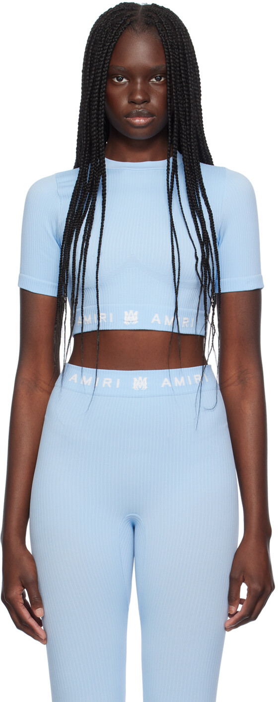 Синий MA ребристый бесшовный топ AMIRI
Синий MA ребристый бесшовный топ AMIRI