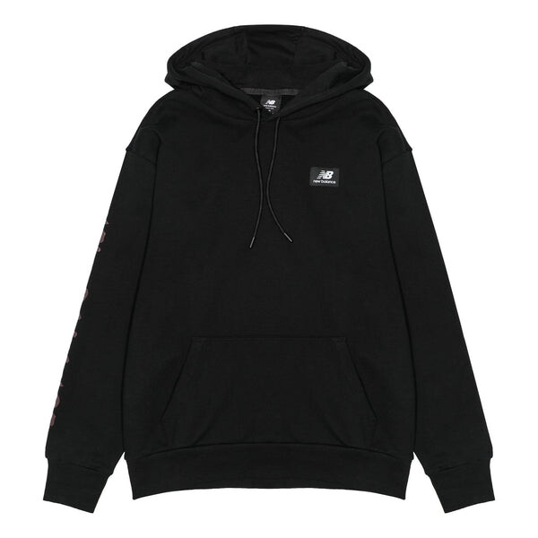 Толстовка с капюшоном New Balance, черный 
Толстовка с капюшоном New Balance, черный