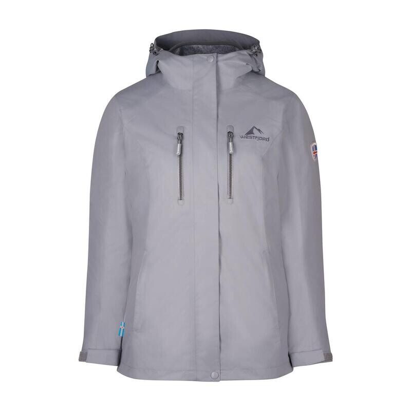 Женский походный дождевик Westfjord, цвет mondgrau/carbongrau 
Женский походный дождевик Westfjord, цвет mondgrau/carbongrau