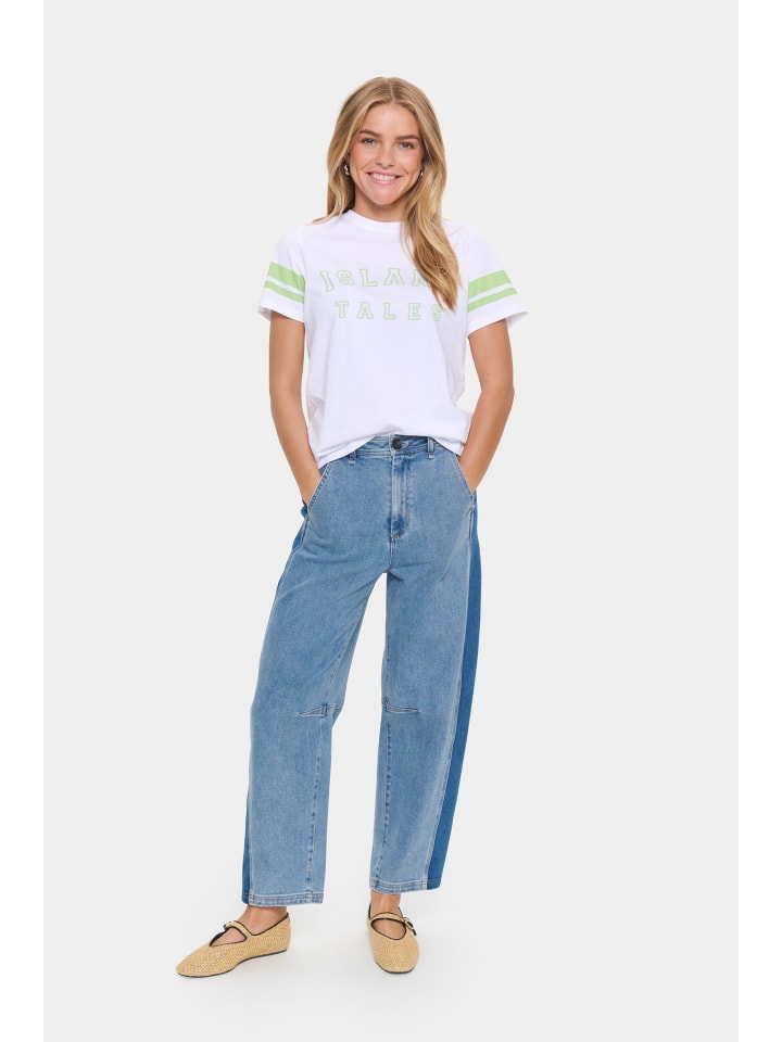 Футболка HineSZ, прямого кроя, ярко-белого цвета SAINT TROPEZ
Футболка HineSZ, прямого кроя, ярко-белого цвета SAINT TROPEZ