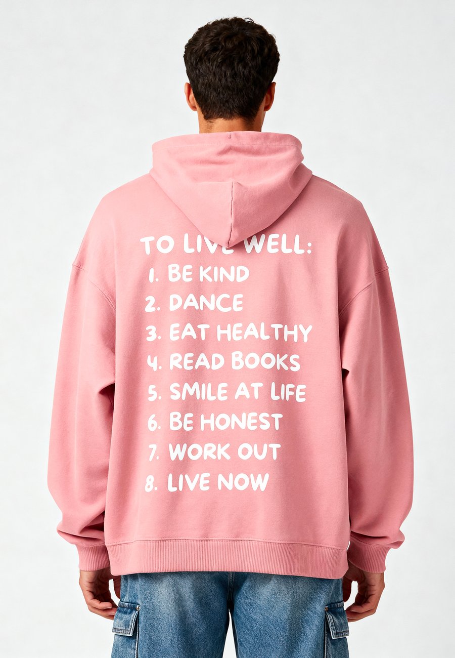Худи Mira Paris TO LIVE WELL UNISEX OVERSIZED HOODIE, Pink
Худи Mira Paris TO LIVE WELL UNISEX OVERSIZED HOODIE, Pink