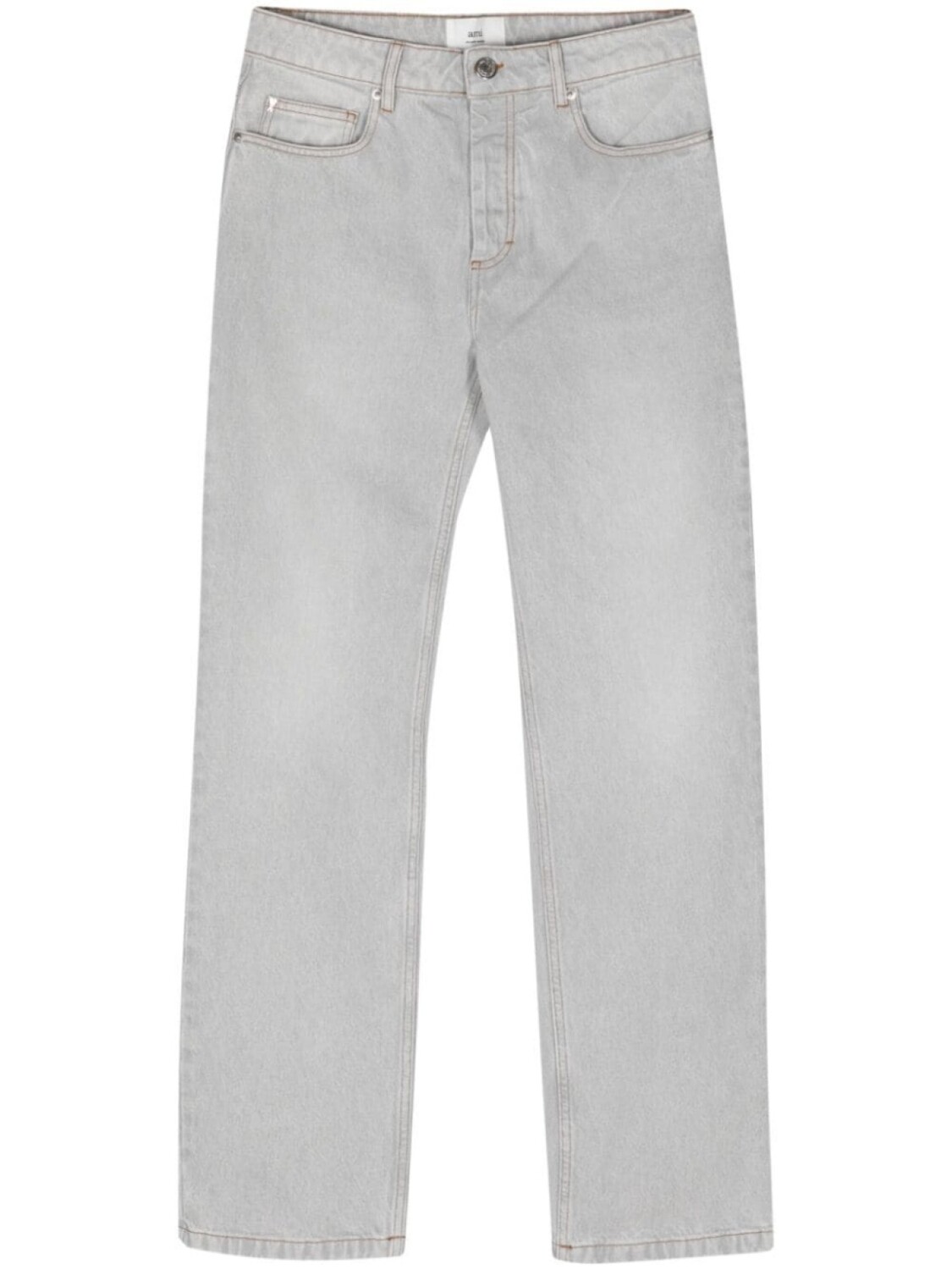 Прямые джинсы с заниженной талией AMI Paris 
Прямые джинсы с заниженной талией AMI Paris