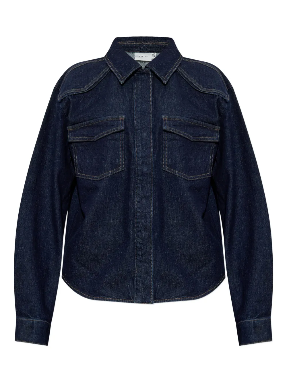 Джинсовая рубашка с карманами Gestuz, синий
Джинсовая рубашка с карманами Gestuz, синий