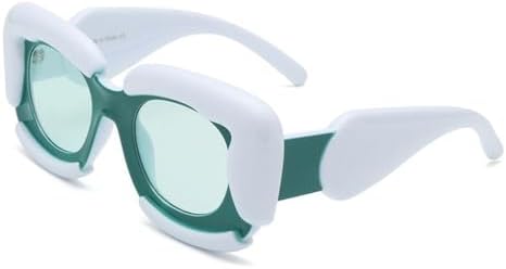 Солнцезащитные очки в стиле стимпанк для женщин, модные солнцезащитные очки в стиле панк для мужчин, уникальные солнцезащитные очки с толстой оправой, C6, белые G MTZJH, One Color
Солнцезащитные очки в стиле стимпанк для женщин, модные солнцезащитные очки в стиле панк для мужчин, уникальные солнцезащитные очки с толстой оправой, C6, белые G MTZJH, One Color