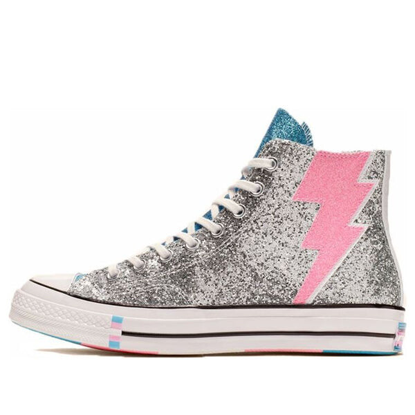 Кроссовки chuck 70 hi 'pride shimmering silver' Converse, розовый
Кроссовки chuck 70 hi 'pride shimmering silver' Converse, розовый