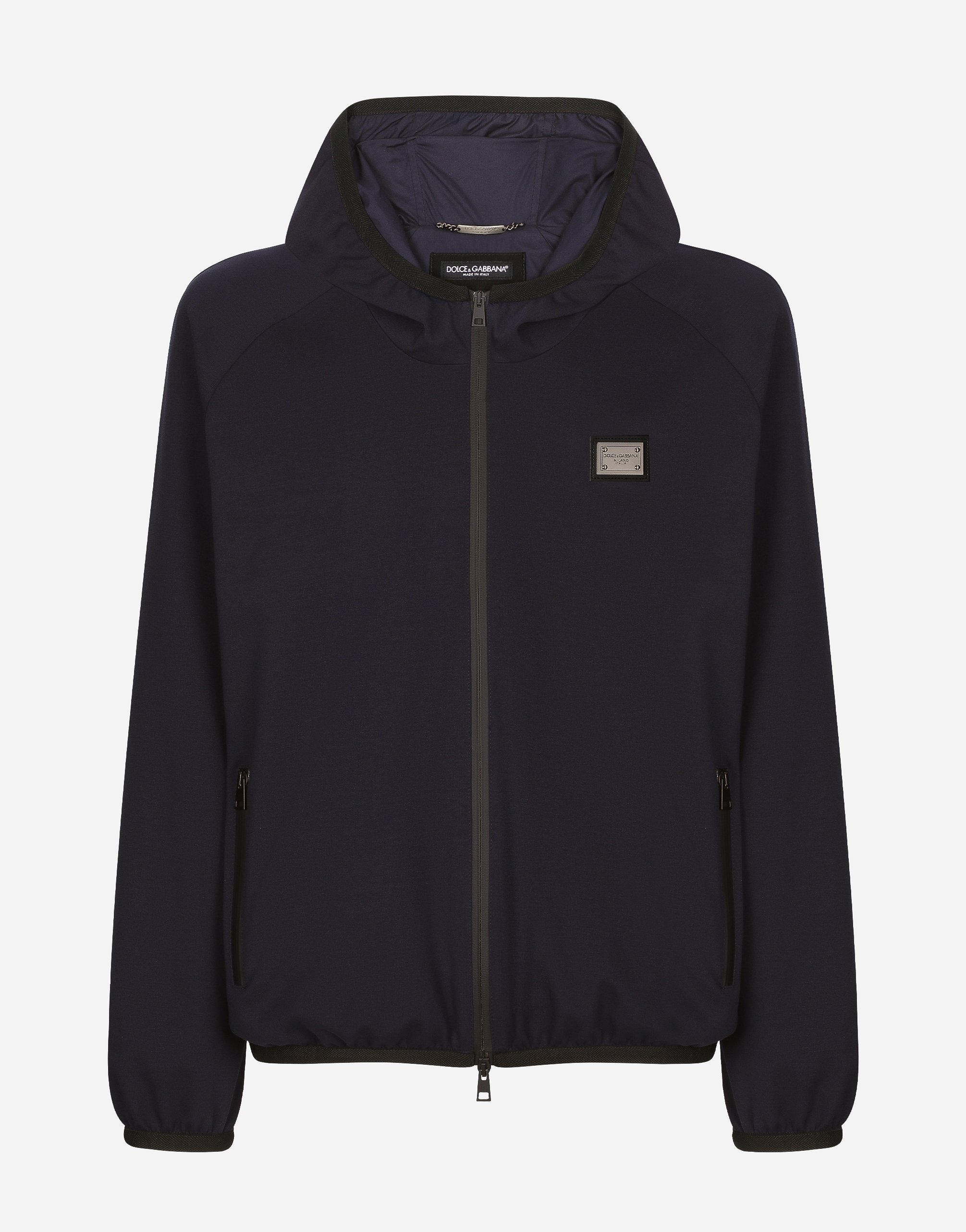 Джерси куртка с капюшоном Dolce & Gabbana, синий
Джерси куртка с капюшоном Dolce & Gabbana, синий