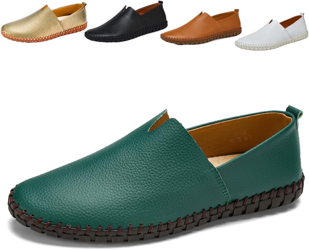 Мужские кожаные мокасины для вождения, повседневные слипоны Noblespirit, зеленый
Мужские кожаные мокасины для вождения, повседневные слипоны Noblespirit, зеленый