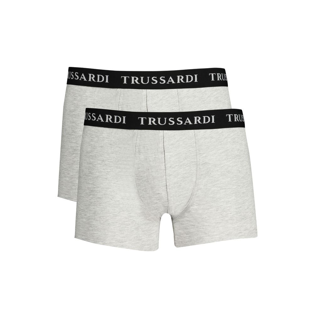 Серое хлопковое нижнее белье Trussardi
Серое хлопковое нижнее белье Trussardi