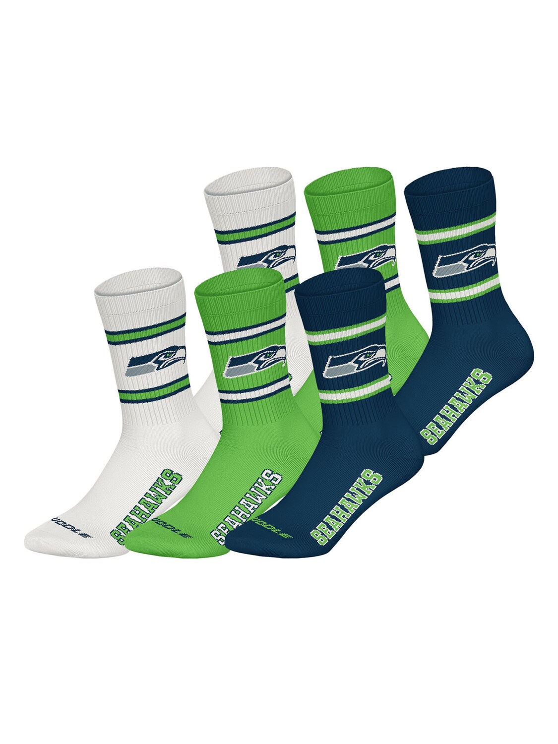 Huddle Носки 'Seattle Seahawks' в цвете Marine Blue, Green, White
Huddle Носки 'Seattle Seahawks' в цвете Marine Blue, Green, White