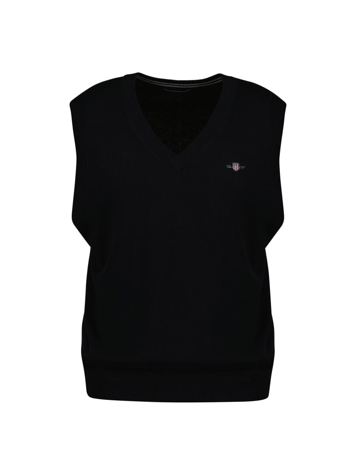 Черный вязаный свитер Gant
Черный вязаный свитер Gant