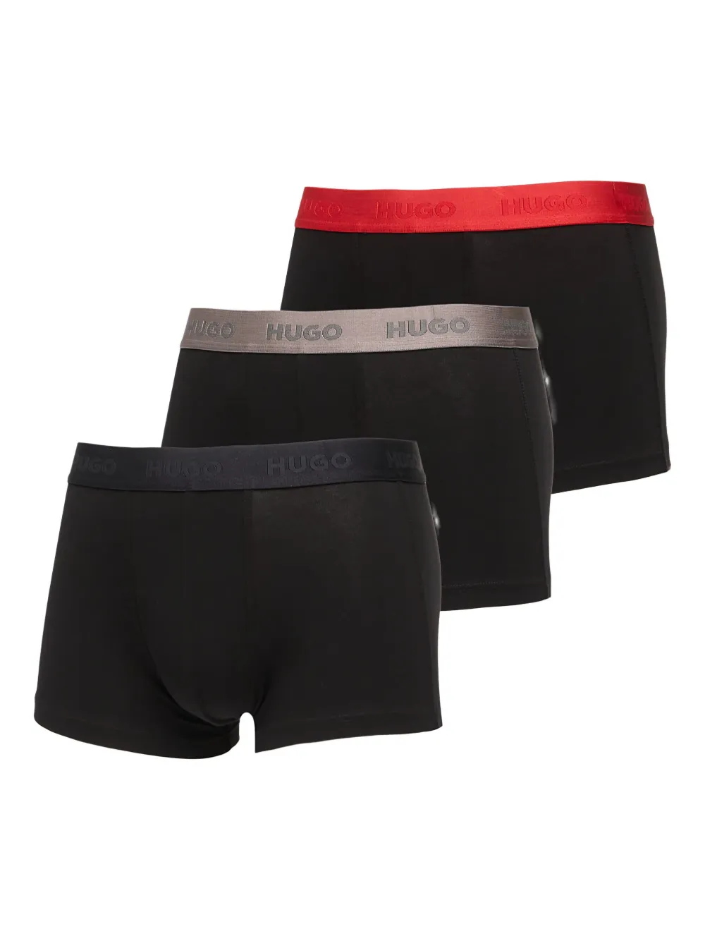 Трусы-боксеры с логотипом на поясе (набор из трех штук) HUGO, черный
Трусы-боксеры с логотипом на поясе (набор из трех штук) HUGO, черный