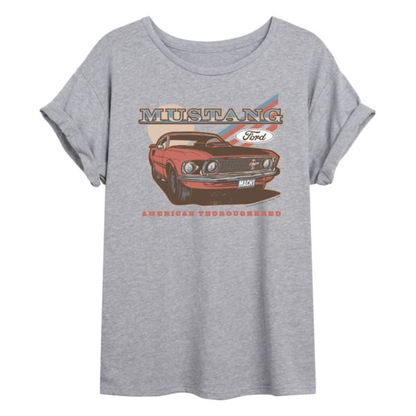 Футболка Ford Mustang American Thornbred для юниоров большого размера Licensed Character, серый
Футболка Ford Mustang American Thornbred для юниоров большого размера Licensed Character, серый