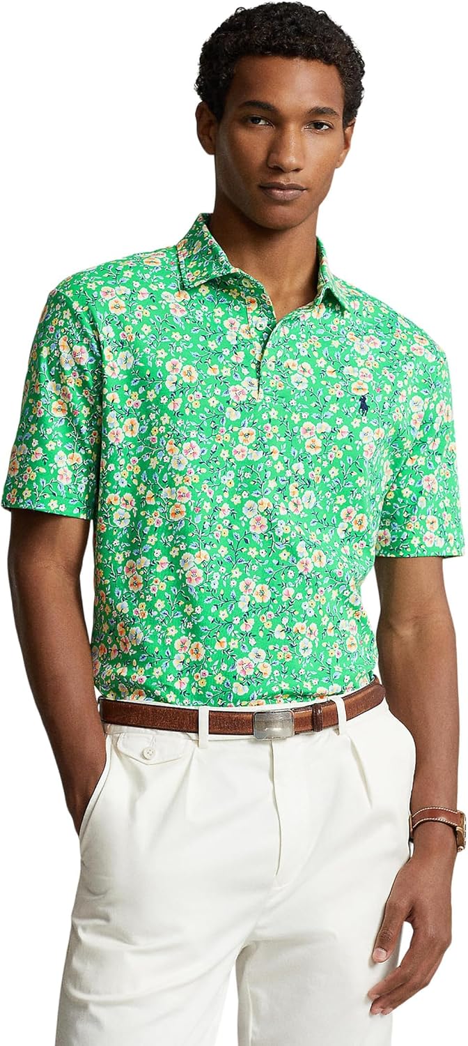 Футболка-поло мужская Polo Ralph Lauren, классический крой, цветочный принт, мягкий хлопок, Select Color
Футболка-поло мужская Polo Ralph Lauren, классический крой, цветочный принт, мягкий хлопок, Select Color