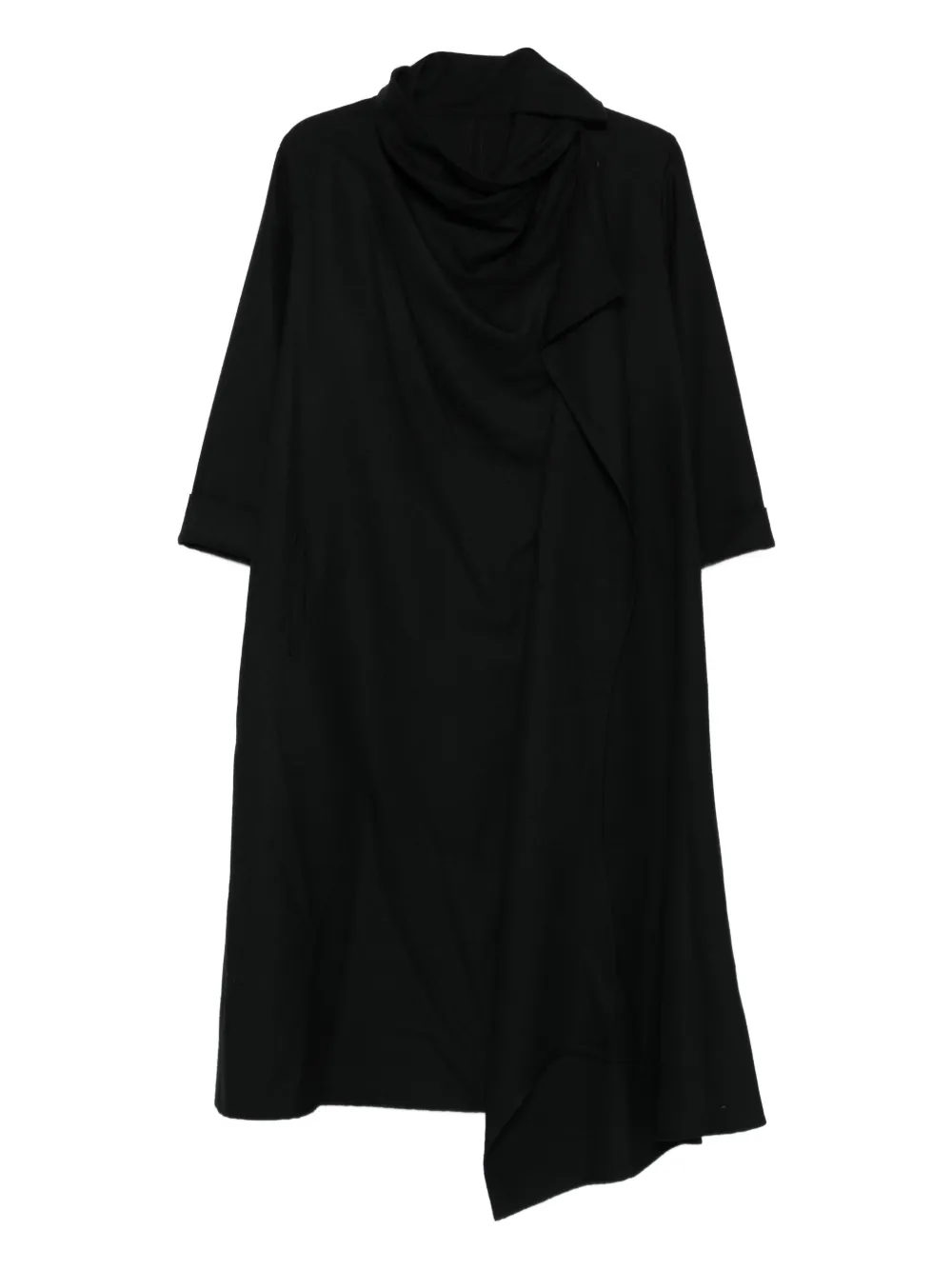 Драпированное платье миди Yohji Yamamoto, черный
Драпированное платье миди Yohji Yamamoto, черный