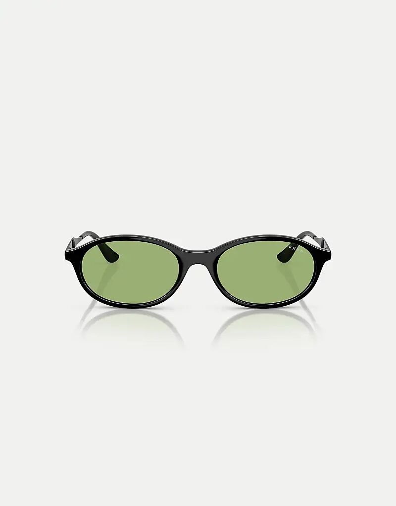 Солнцезащитные очки Vogue Oval с зелеными линзами в черном цвете
Солнцезащитные очки Vogue Oval с зелеными линзами в черном цвете