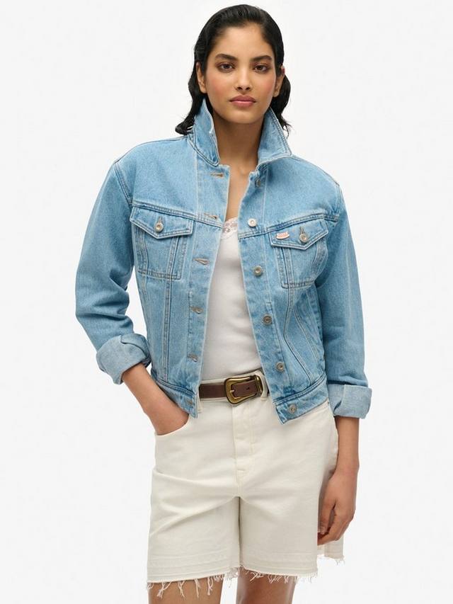 Украшенная джинсовая куртка Superdry, цвет Boston Vintage Blue
Украшенная джинсовая куртка Superdry, цвет Boston Vintage Blue