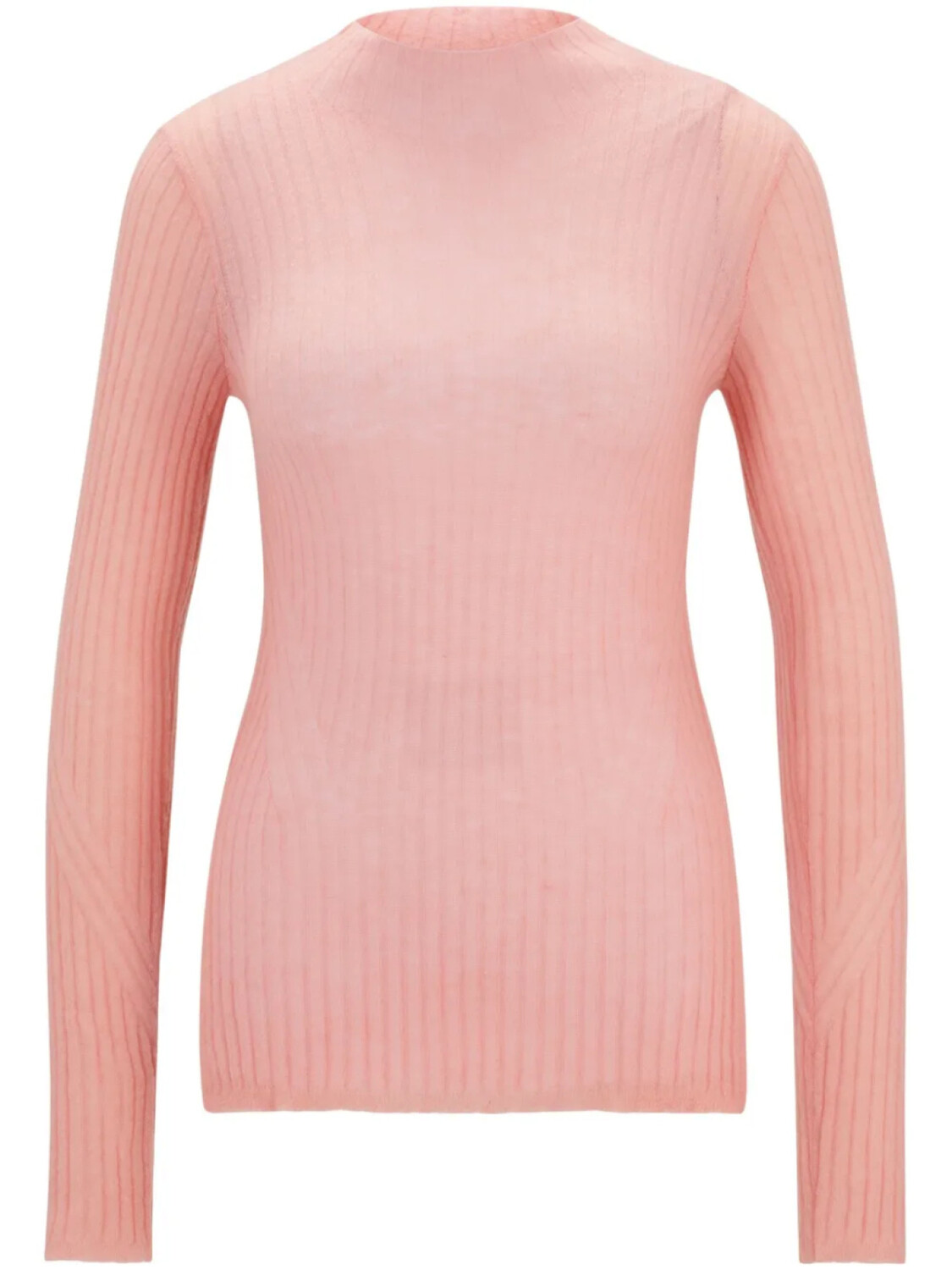 BOSS джемпер в рубчик с воротником-стойкой, розовый
BOSS джемпер в рубчик с воротником-стойкой, розовый