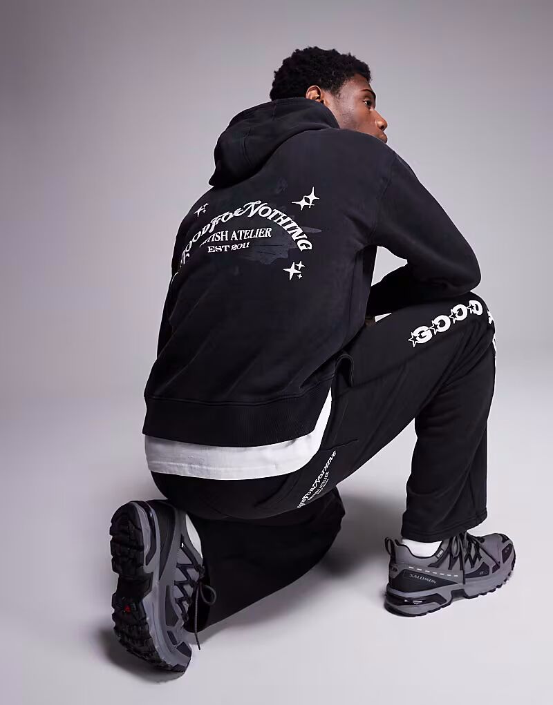 Толстовка Good For Nothing Coord Space Dyed с принтом на рукавах и спине, черного цвета
Толстовка Good For Nothing Coord Space Dyed с принтом на рукавах и спине, черного цвета