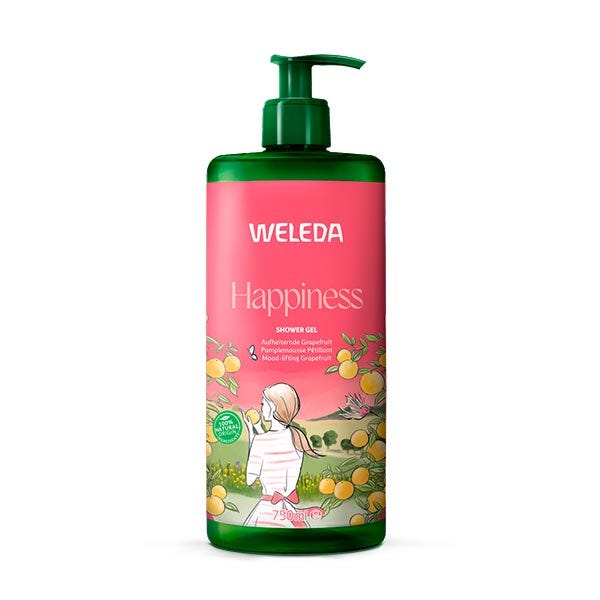 Гель для душа с грейпфрутом WELEDA Happiness Shower Gel, 750 мл
Гель для душа с грейпфрутом WELEDA Happiness Shower Gel, 750 мл