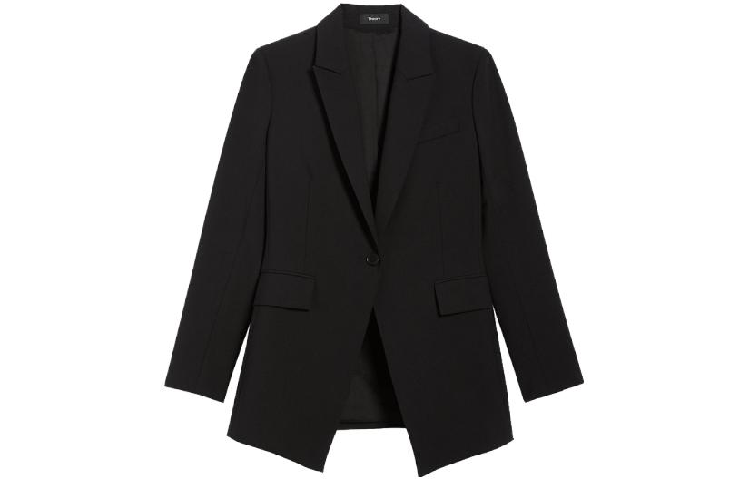 Однобортный приталенный блейзер THEORY, черный
Однобортный приталенный блейзер THEORY, черный