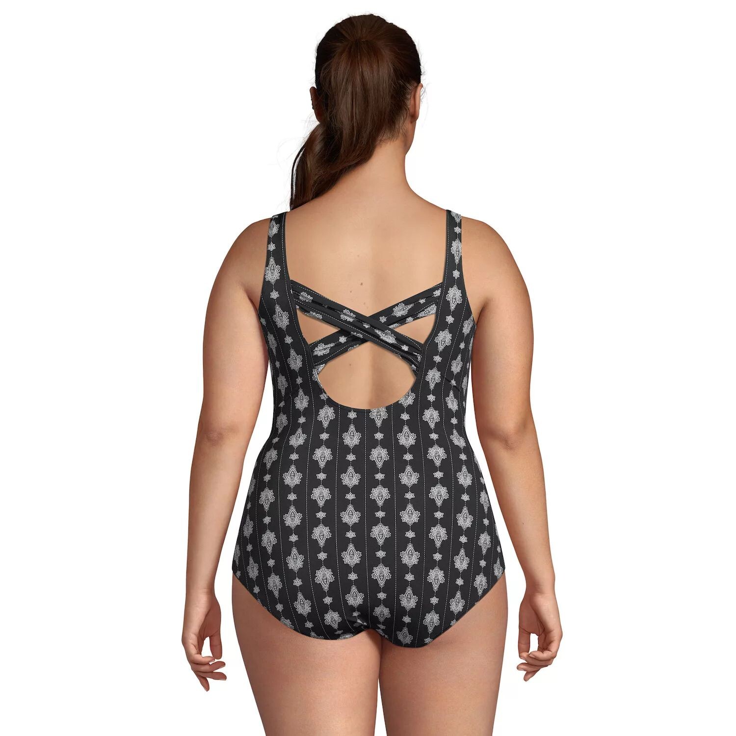 Сплошной купальник больших размеров Lands' End Carmela SlenderSuit Lands' End, черный
Сплошной купальник больших размеров Lands' End Carmela SlenderSuit Lands' End, черный