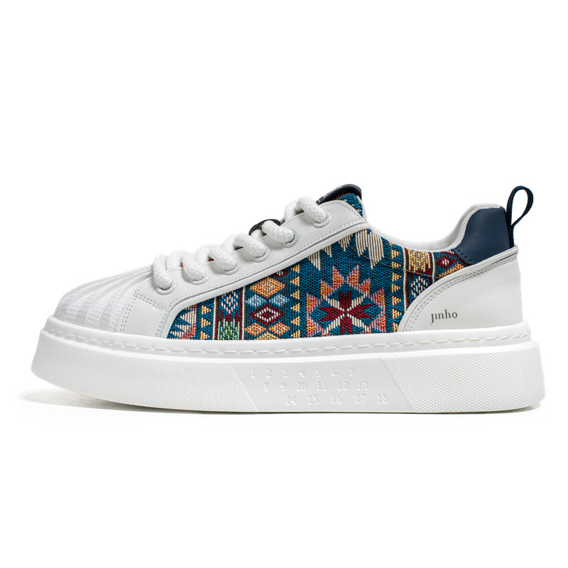 Jinho Мужские устойчивые к истиранию низкие скейтерские кеды Balance в бело-голубом цвете, цвет White Blue
Jinho Мужские устойчивые к истиранию низкие скейтерские кеды Balance в бело-голубом цвете, цвет White Blue